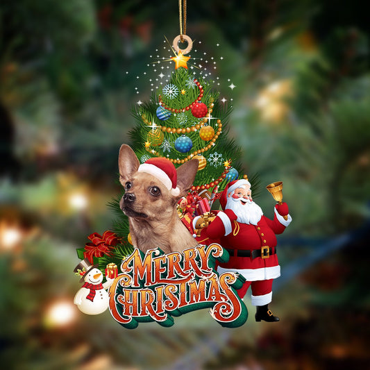 Ornament- Chihuahua2-Christmas Tree&Dog Hanging Ornament, Happy Christmas Ornament, Car Ornament - Best gifts your whole family