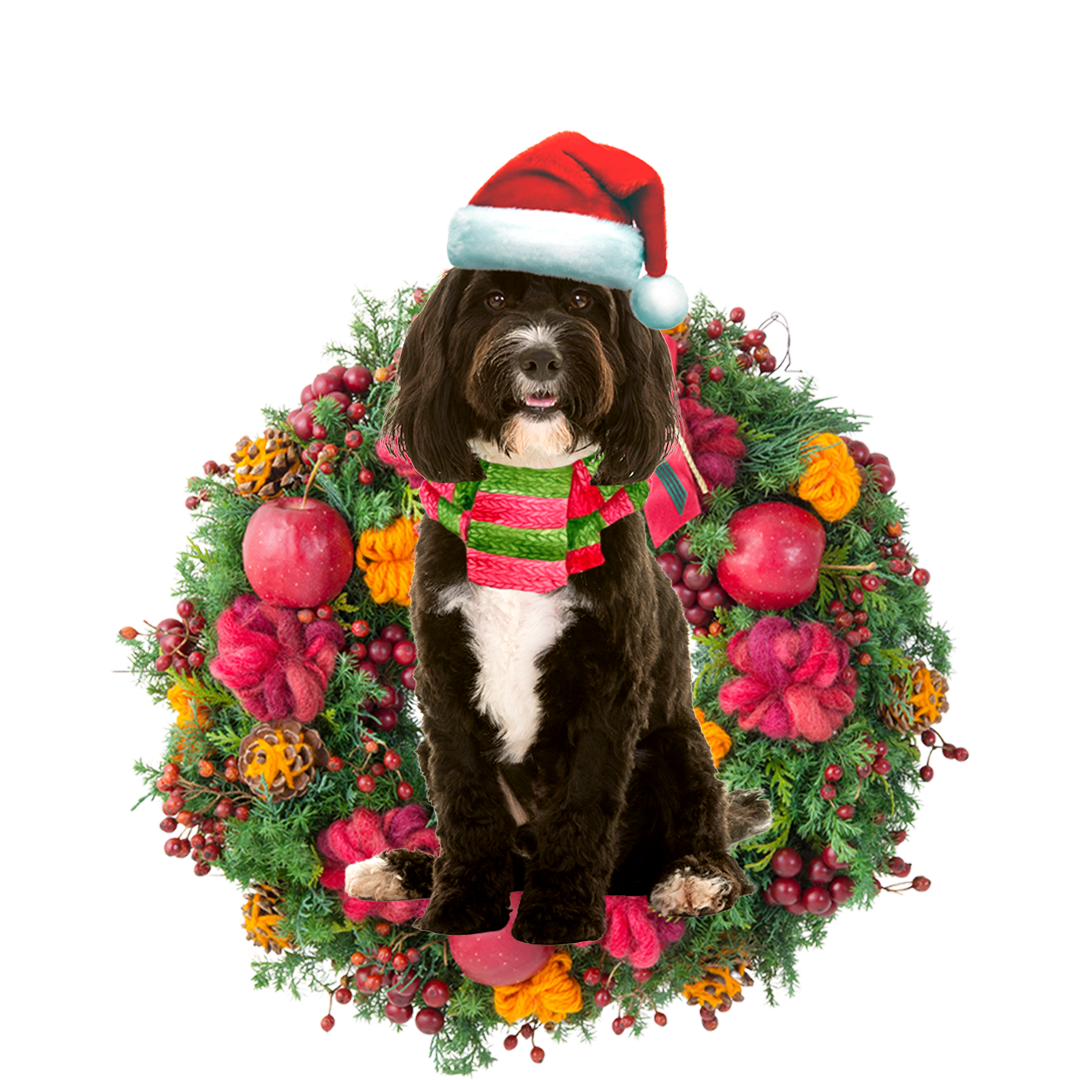 Ornament- Cockapoo Christmas Ornament, Happy Christmas Ornament, Car Ornament - Best gifts your whole family