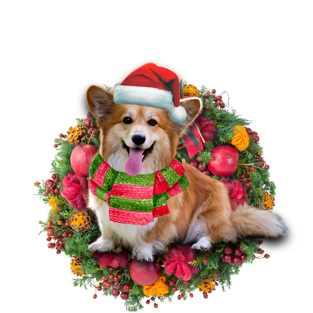 Ornament- Corgi Christmas Ornament, Happy Christmas Ornament, Car Ornament - Best gifts your whole family