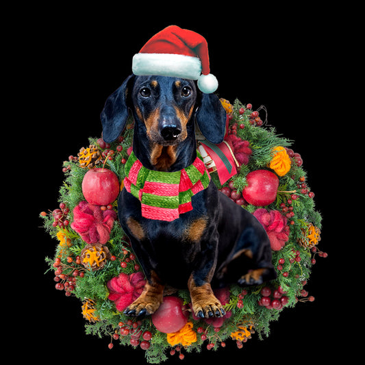 Ornament- Dachshund Christmas Ornament, Happy Christmas Ornament, Car Ornament - Best gifts your whole family