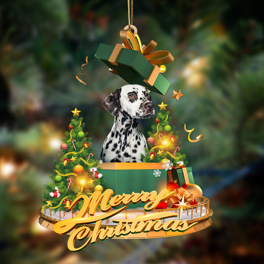 Ornament- Dalmatian 2-Christmas Gifts&dogs Hanging Ornament, Happy Christmas Ornament, Car Ornament - Best gifts your whole family