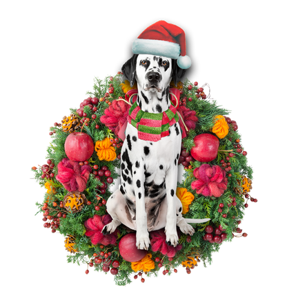 Ornament- Dalmatian Christmas Ornament, Happy Christmas Ornament, Car Ornament - Best gifts your whole family