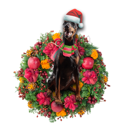 Ornament- Doberman Christmas Ornament, Happy Christmas Ornament, Car Ornament - Best gifts your whole family