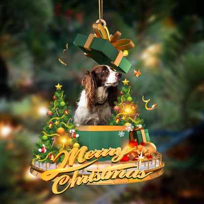 Ornament- English Springer Spaniel-Christmas Gifts&dogs Hanging Ornament, Christmas Ornament, Car Ornament - Best gifts your whole family