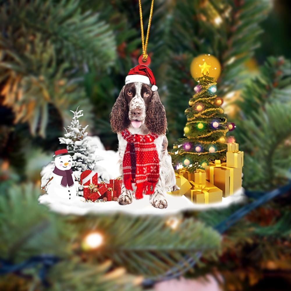 Ornament- English Springer Spaniel Christmas Ornament Dog Ornament, Car Ornament, Christmas Ornament - Best gifts your whole family