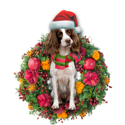 Ornament- English Springer Spaniel Christmas Ornament, Happy Christmas Ornament, Car Ornament - Best gifts your whole family