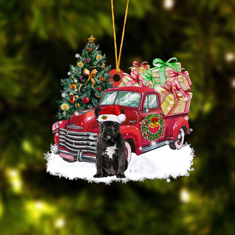 Ornament- French Bulldog Christmas Hanging Ornament Dog Ornament, Car Ornament, Christmas Ornament - Best gifts your whole family