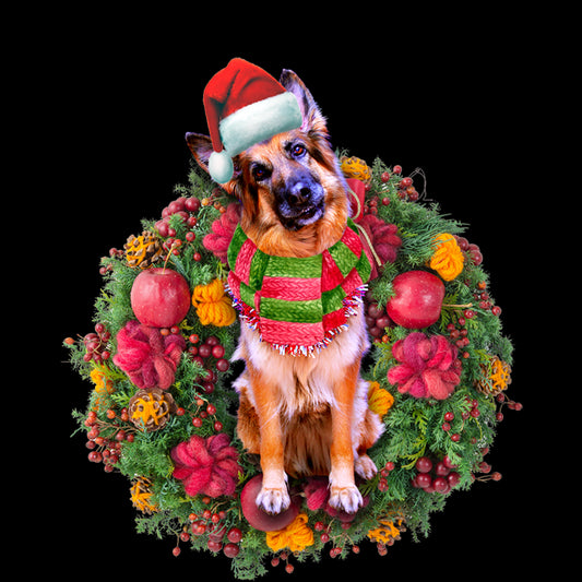 Ornament- German Shepherd Christmas Ornament, Happy Christmas Ornament, Car Ornament - Best gifts your whole family
