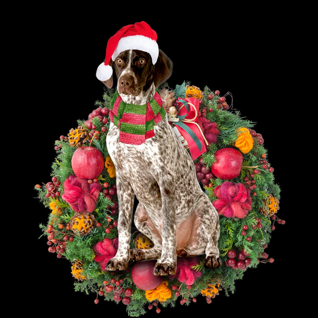 Ornament- German Shorthaired Pointer Christmas Ornament, Happy Christmas Ornament, Car Ornament - Best gifts your whole family