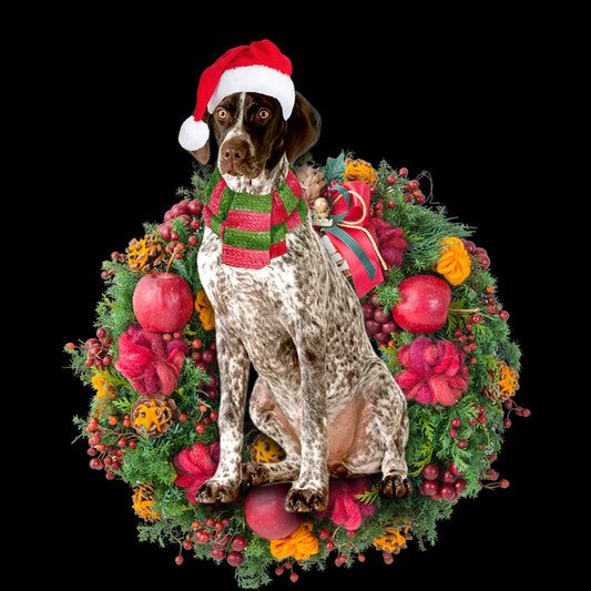 Ornament- German Shorthaired Pointer Christmas Ornament, Happy Christmas Ornament, Car Ornament - Best gifts your whole family