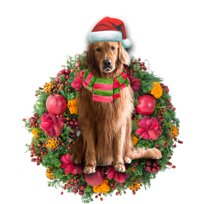 Ornament- Golden Retriever Christmas Ornament, Happy Christmas Ornament, Car Ornament - Best gifts your whole family