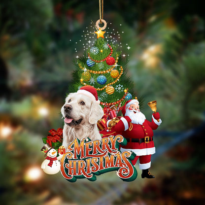 Ornament- Golden Retriever Mars-Christmas Tree&Dog Hanging Ornament, Happy Christmas Ornament, Car Ornament - Best gifts your whole family