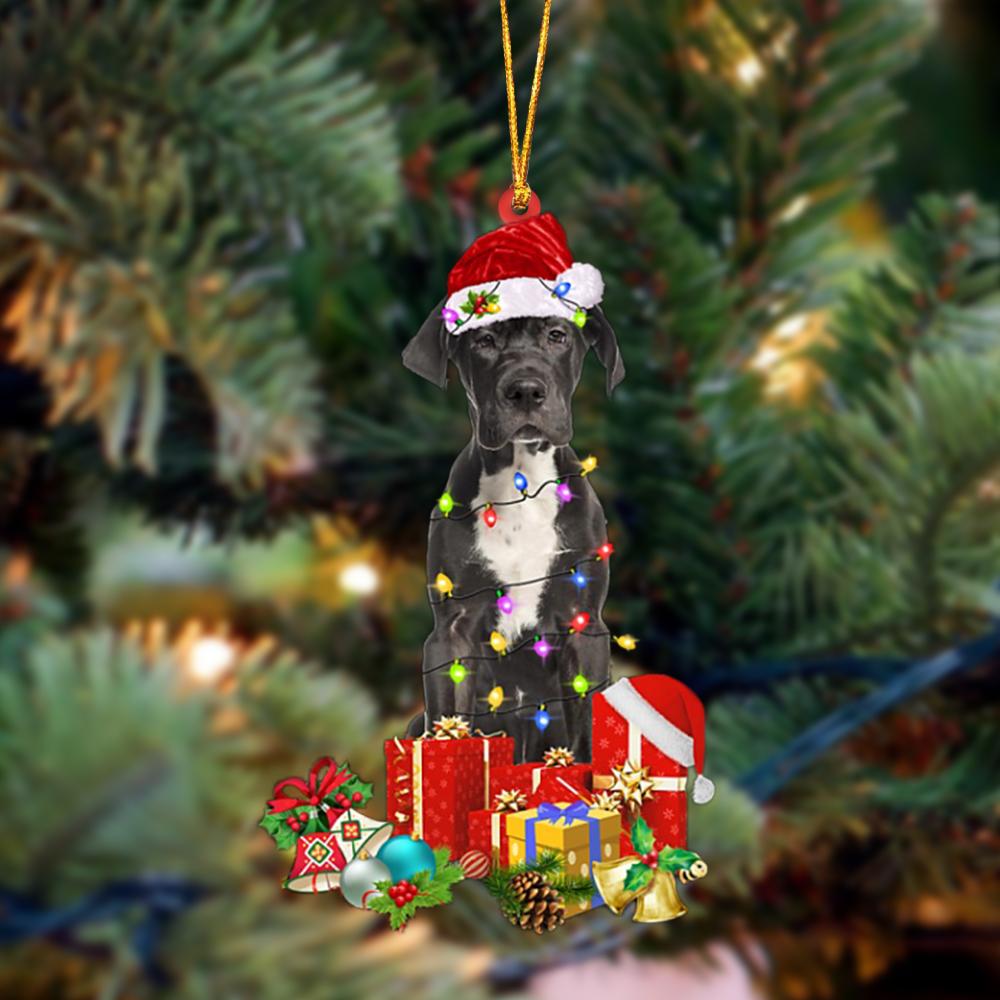Ornament- Great Dane 1-Dog Be Christmas Tree Hanging Ornament, Happy Christmas Ornament, Car Ornament - Best gifts your whole family