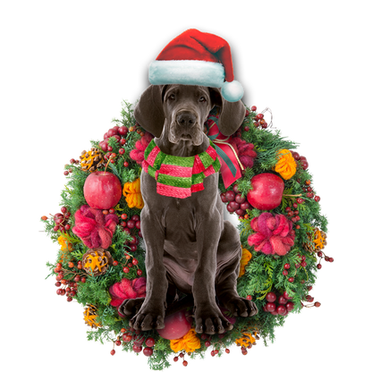 Ornament- Great Dane Christmas Ornament, Happy Christmas Ornament, Car Ornament - Best gifts your whole family