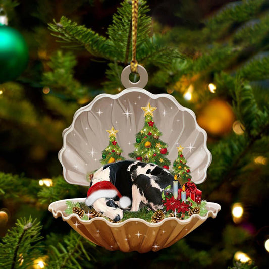 Ornament- Great Dane3-Sleeping Pearl in Christmas Two Sided Ornament, Happy Christmas Ornament, Car Ornament - Best gifts your whole family