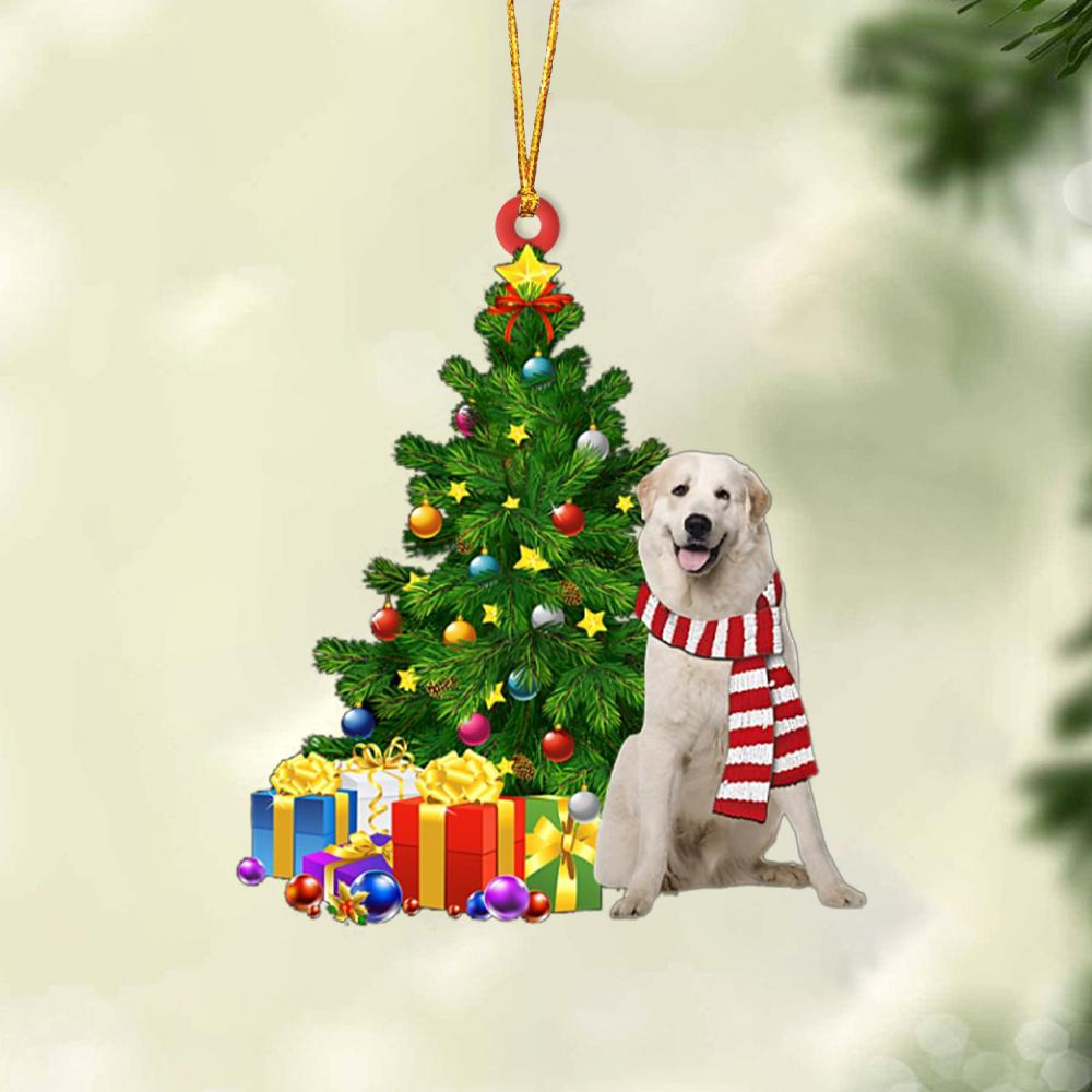 Ornament- Great Pyrenees 2-Christmas Star Hanging Ornament, Happy Christmas Ornament, Car Ornament - Best gifts your whole family