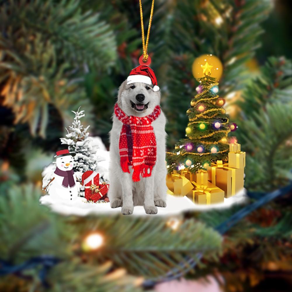 Ornament- Great Pyrenees Christmas Ornament Dog Ornament, Car Ornament, Christmas Ornament - Best gifts your whole family