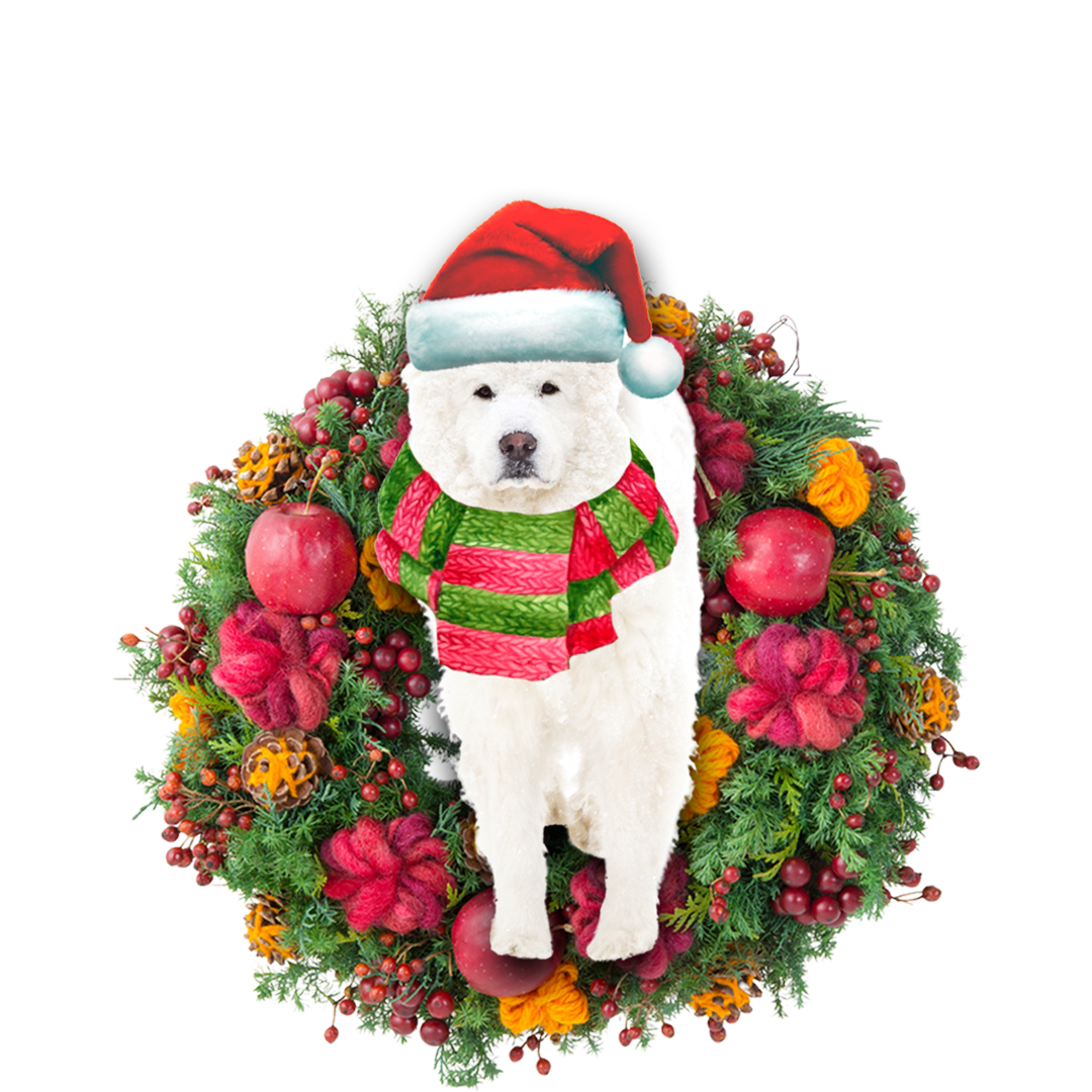Ornament- Great Pyrenees Christmas Ornament, Happy Christmas Ornament, Car Ornament - Best gifts your whole family