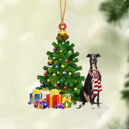 Ornament- Greyhound 1-Christmas Star Hanging Ornament, Happy Christmas Ornament, Car Ornament - Best gifts your whole family