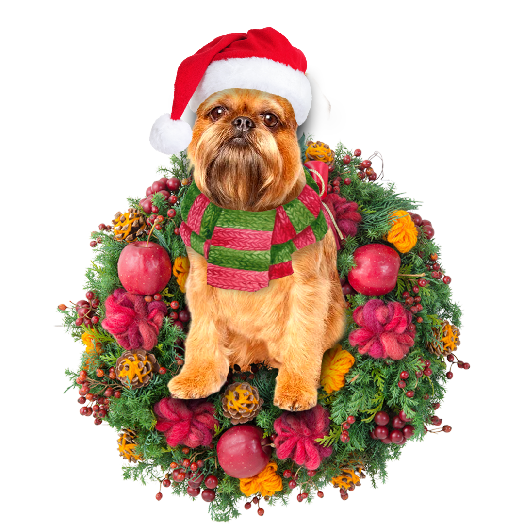 Ornament- Griffon Christmas Ornament, Happy Christmas Ornament, Car Ornament - Best gifts your whole family