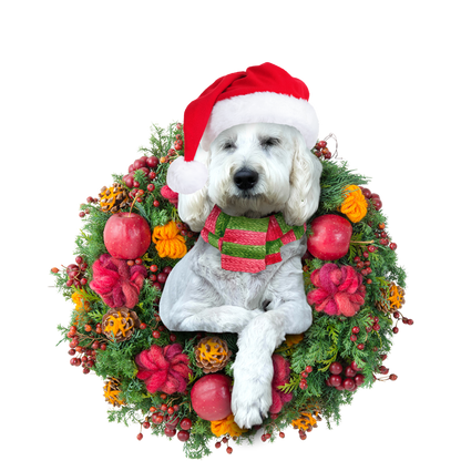 Ornament- Groodle Christmas Ornament, Happy Christmas Ornament, Car Ornament - Best gifts your whole family
