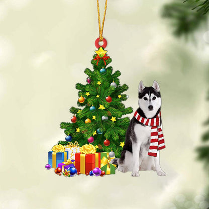 Ornament- Husky 3-Christmas Star Hanging Ornament, Happy Christmas Ornament, Car Ornament - Best gifts your whole family