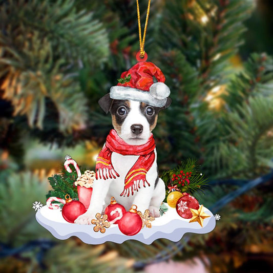 Ornament- Jack Russell Terrier 2-Better Christmas Hanging Ornament, Happy Christmas Ornament, Car Ornament - Best gifts your whole family