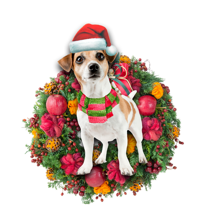 Ornament- Jack Russell Terrier Christmas Ornament, Happy Christmas Ornament, Car Ornament - Best gifts your whole family