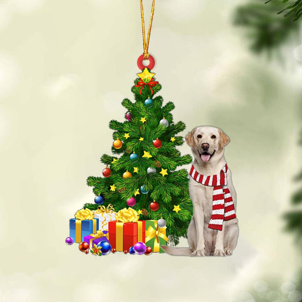 Ornament- Labrador 2-Christmas Star Hanging Ornament, Happy Christmas Ornament, Car Ornament - Best gifts your whole family