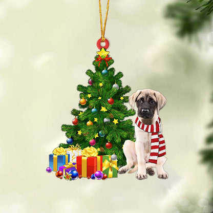 Ornament- Mastiff-Christmas Star Hanging Ornament, Happy Christmas Ornament, Car Ornament - Best gifts your whole family