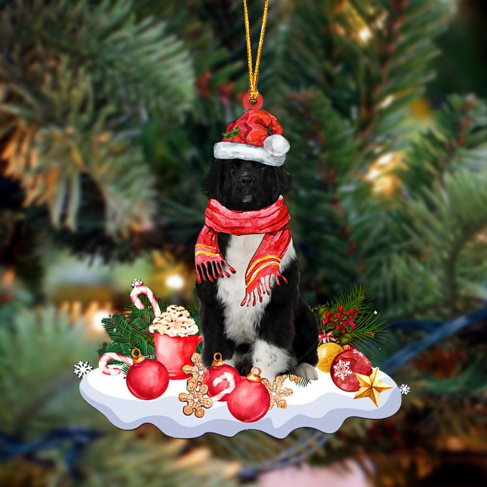 Ornament- Newfoundland 1-Better Christmas Hanging Ornament, Happy Christmas Ornament, Car Ornament - Best gifts your whole family