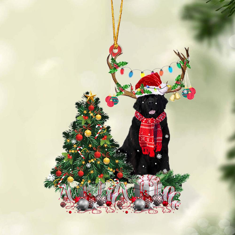 Ornament- Newfoundland-Christmas Tree Gift Hanging Ornament, Happy Christmas Ornament, Car Ornament - Best gifts your whole family
