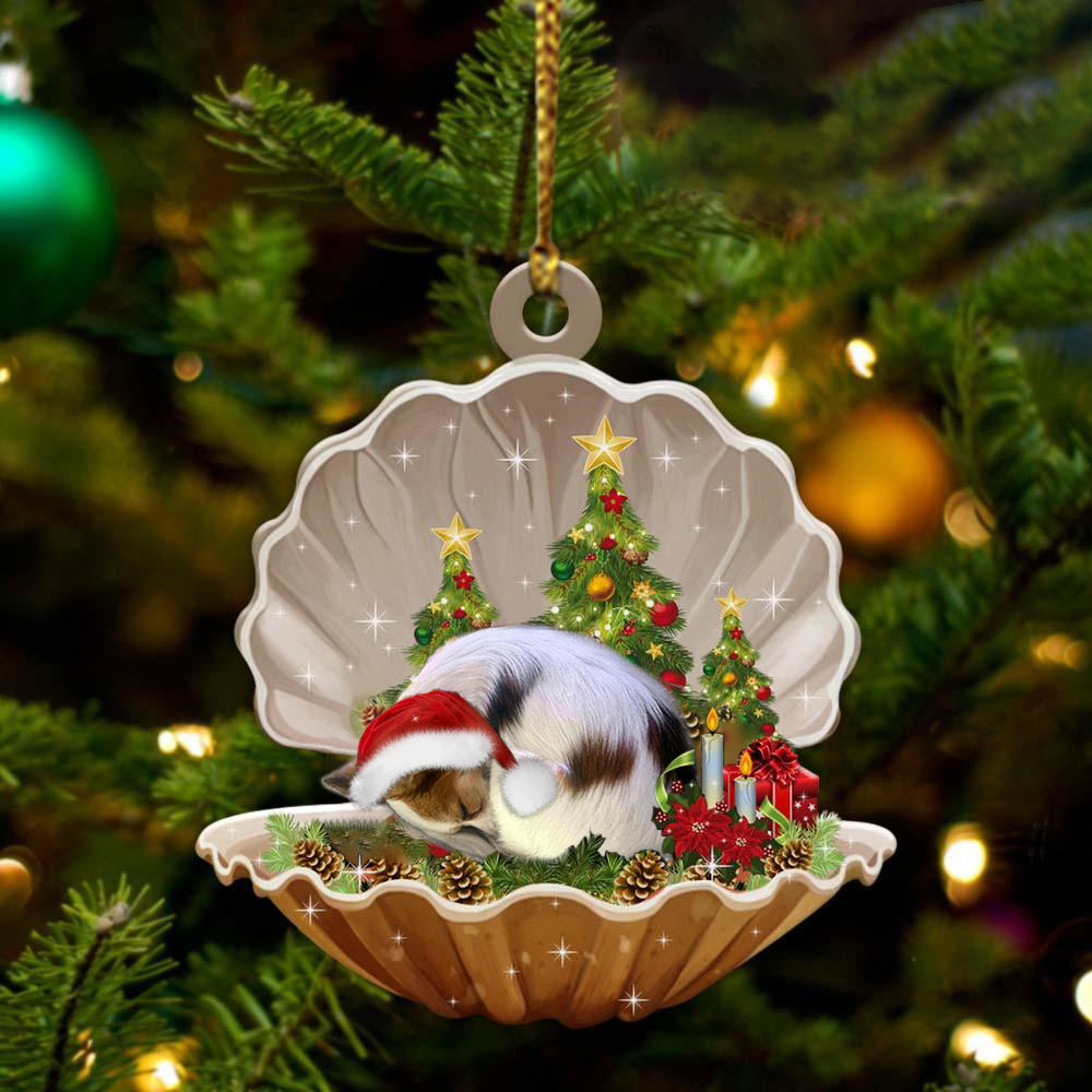 Ornament- Papillon-Sleeping Pearl in Christmas Two Sided Ornament, Happy Christmas Ornament, Car Ornament - Best gifts your whole family