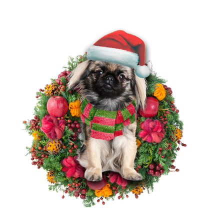 Ornament- Pekingese Christmas Ornament, Happy Christmas Ornament, Car Ornament - Best gifts your whole family