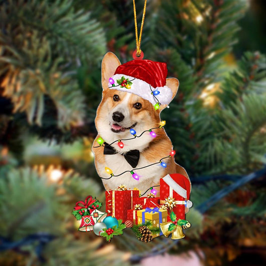 Ornament- Pembroke Welsh Corgi 2-Dog Be Christmas Tree Hanging Ornament, Christmas Ornament, Car Ornament - Best gifts your whole family