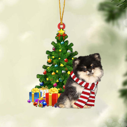 Ornament- Pomeranian 1-Christmas Star Hanging Ornament, Happy Christmas Ornament, Car Ornament - Best gifts your whole family