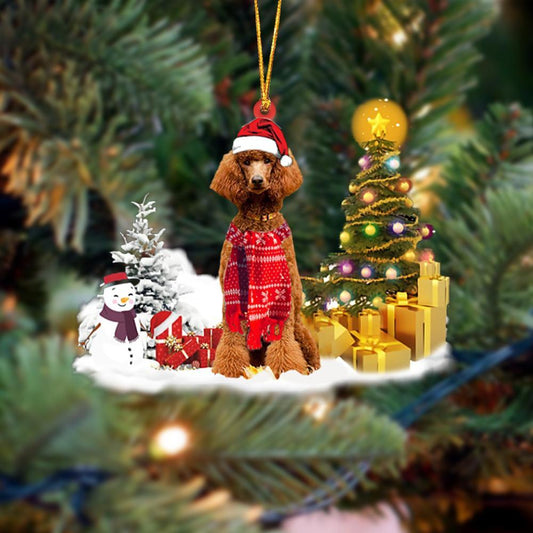 Ornament- Poodle 03 Christmas Ornament Dog Ornament, Car Ornament, Christmas Ornament - Best gifts your whole family