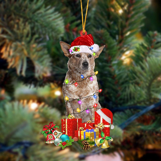Ornament- RED Heeler-Dog Be Christmas Tree Hanging Ornament, Happy Christmas Ornament, Car Ornament - Best gifts your whole family