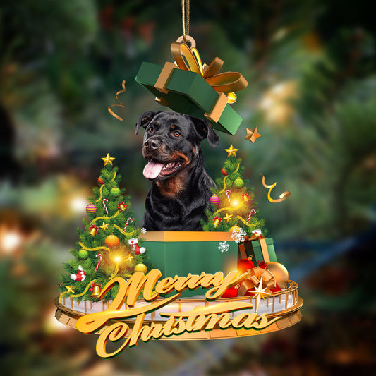 Ornament- Rottweiler-Christmas Gifts&dogs Hanging Ornament, Happy Christmas Ornament, Car Ornament - Best gifts your whole family