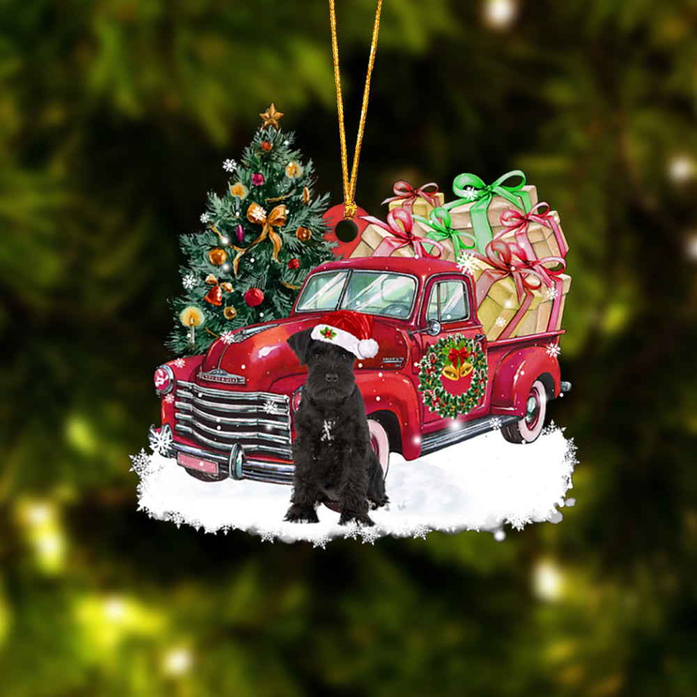 Ornament- Schnauzer Christmas Hanging Ornament Dog Ornament, Car Ornament, Christmas Ornament - Best gifts your whole family