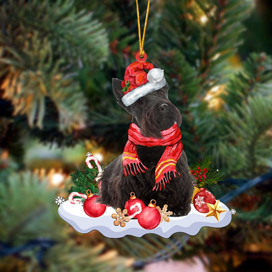 Ornament- Scottish Terrier-Better Christmas Hanging Ornament, Happy Christmas Ornament, Car Ornament - Best gifts your whole family