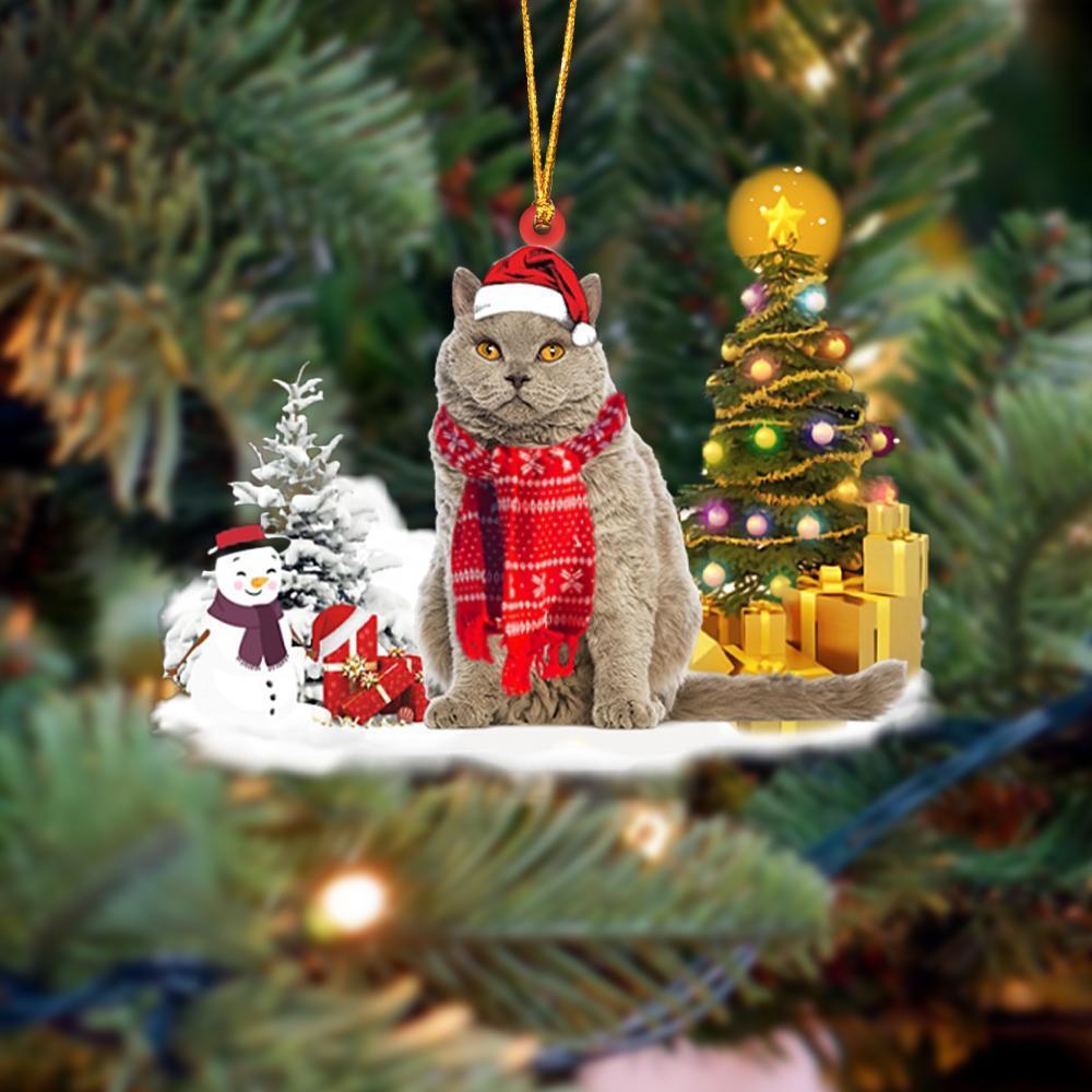 Ornament- Selkirk Rex Cat Christmas Ornament Dog Ornament, Car Ornament, Christmas Ornament - Best gifts your whole family