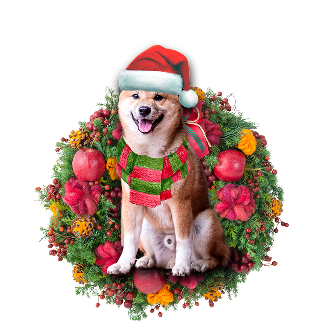 Ornament- Shiba Inu Christmas Ornament, Happy Christmas Ornament, Car Ornament - Best gifts your whole family