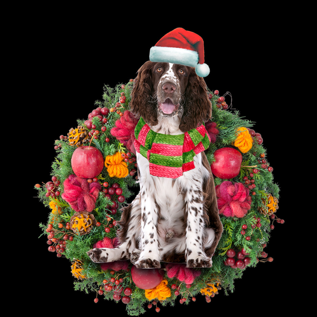 Ornament- Springer Spaniel Christmas Ornament, Happy Christmas Ornament, Car Ornament - Best gifts your whole family