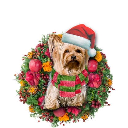 Ornament- Yorkshire Christmas Ornament, Happy Christmas Ornament, Car Ornament - Best gifts your whole family