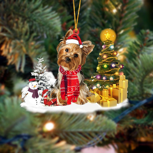 Ornament- Yorkshire Terrier Yorkie 02Christmas Ornament Dog Ornament, Car Ornament, Christmas Ornament - Best gifts your whole family