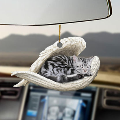 Ornaments- American Shorthair sleeping angel American Shorthair lovers cat lovers ornament - Best gifts your whole family