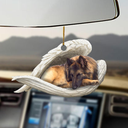 Ornaments- Belgian Shepherd sleeping angel Belgian Shepherd lovers dog moms ornament - Best gifts your whole family