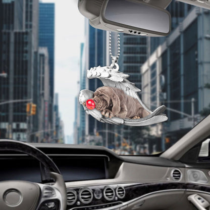 Ornaments- Cane Corso- Sleeping Angel-Two Sided Ornament, Dog Ornaments, Car Ornament - Best gifts your whole family
