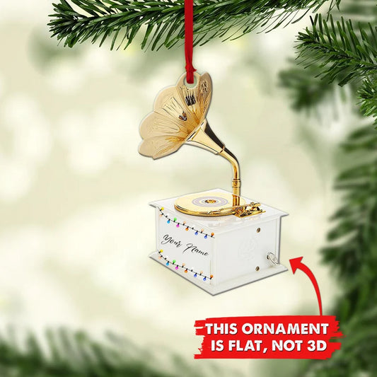 Ornaments Custom Name Vinyl Record Ornament, Personalized Vinyl Record, Gift For Music Lover - Best gifts your whole family